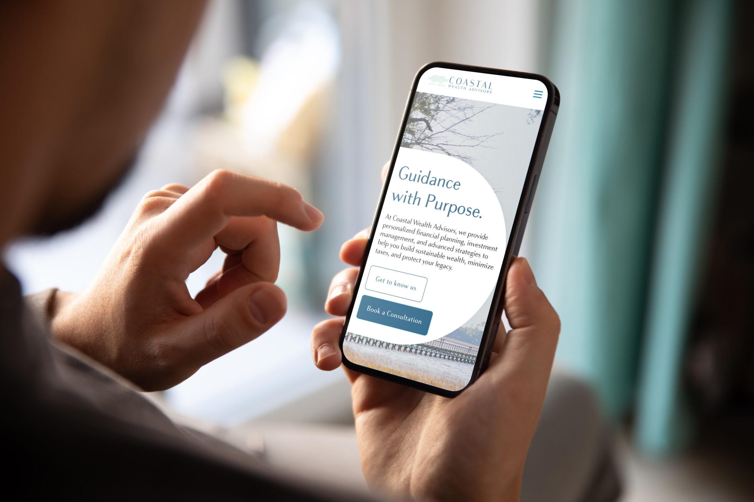 Coastal Wealth Advisors Launches a Modern, Compliant Website Reflecting Their Bespoke Brand